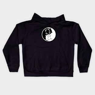 Yin Yang Cats Kids Hoodie